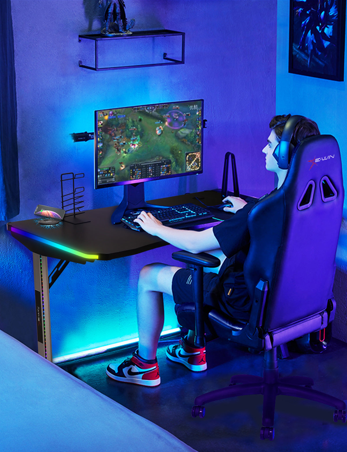 Gamer desk chair hot sale