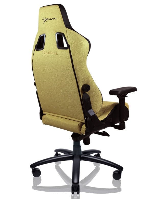 E-WIN Flash XL Size Upgraded Series Ergonomic Golden Computer Gaming Office  Chair with Pillows - FLI-XL-REV